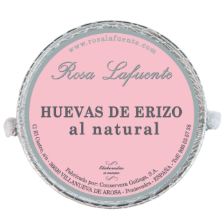 Huevas de erizo de mar al natural