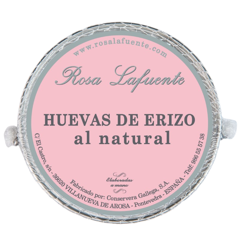 Huevas de erizo de mar al natural