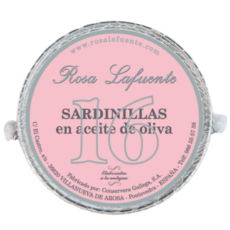 Sardinillas en aceite de oliva | 16 PIEZAS