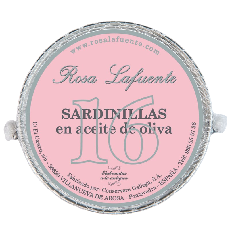 Sardinillas en aceite de oliva | 16 PIEZAS