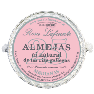 Almejas al natural de las Rías Gallegas  | 25 PIEZAS MEDIANAS